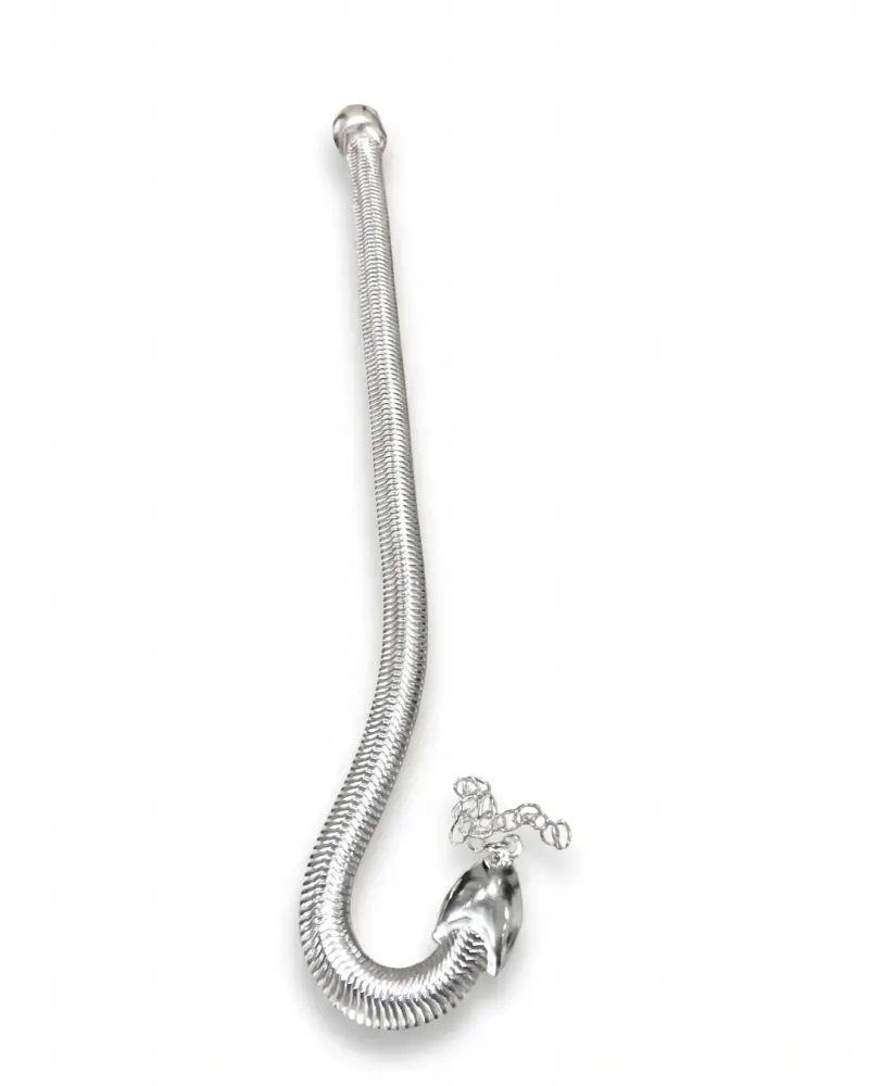 Pulseira Prata Estilo Cobra